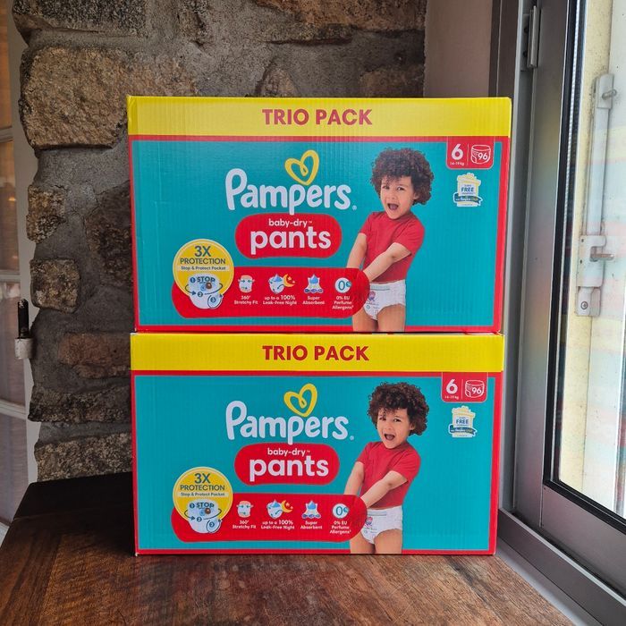 Couche taille 6 Pampers culotté : 192 Culottes Pants Couches