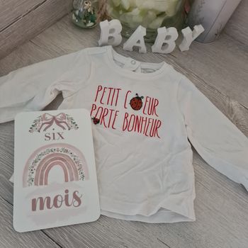 T-shirt manches longues 6 mois Orchestra