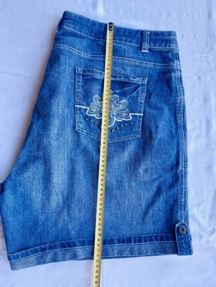 Short en jean Taille 54 Piu Forte - photo numéro 10