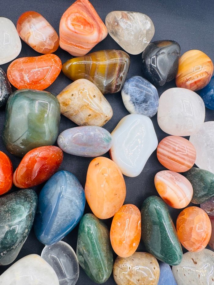 Lot 300 g pierres polies du Brésil pierres naturelles minéraux - photo numéro 6