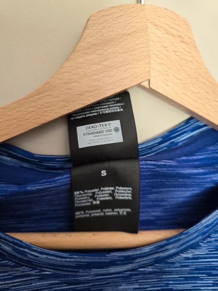 T-shirt sport femme Stedman bleu chiné Active Seamless taille S – Respirant et confortable - photo numéro 4