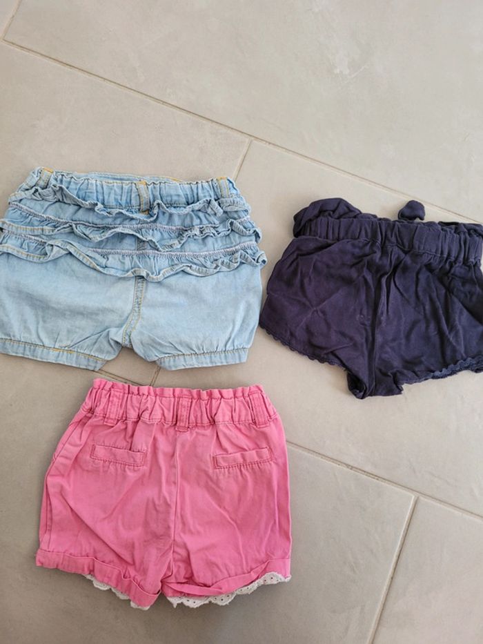 Lot de shorts 9 mois kiabi - photo numéro 2