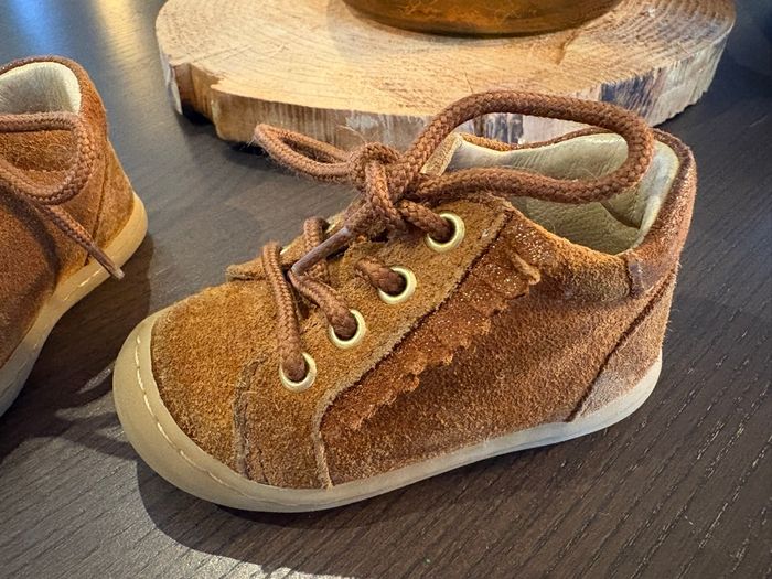 Chaussures à lacets marron fille - photo numéro 3