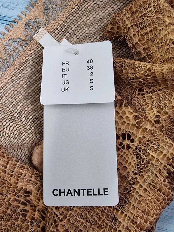 Chantelle shorty dentelle Python * taille 40 * - photo numéro 7