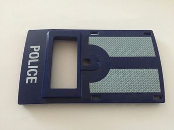 Toit police 30641303 pièce détachée Playmobil 5187 Fourgon et vedette de police #A52