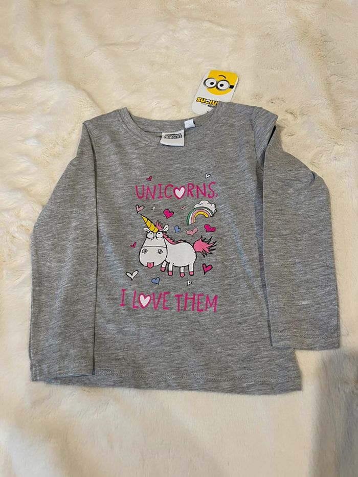 Tee shirt manche longue minions