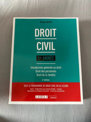 Droit civil 1ere année