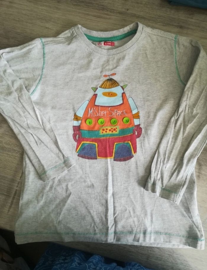 T shirt ml dpam 6 ans garçon