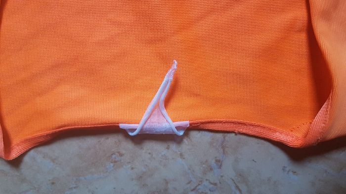 Gilet fluorescent de sécurité orange - photo numéro 2