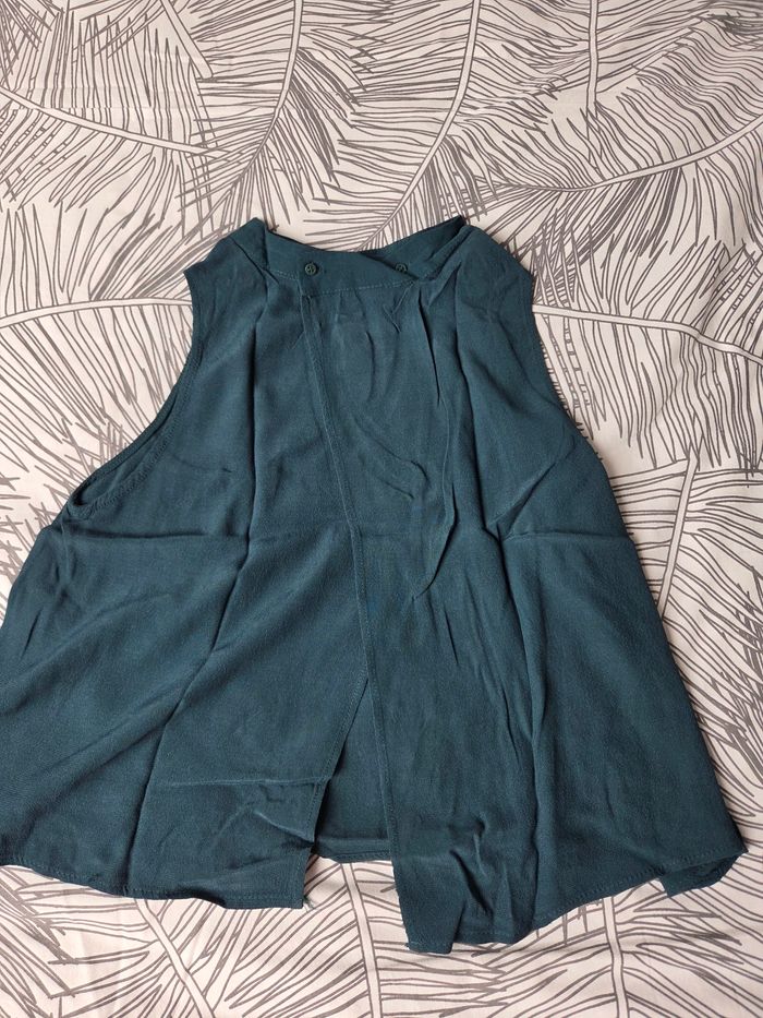 Top bleu canard Pull&bear - photo numéro 2