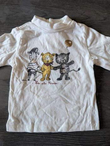 T-shirt manches longues animaux