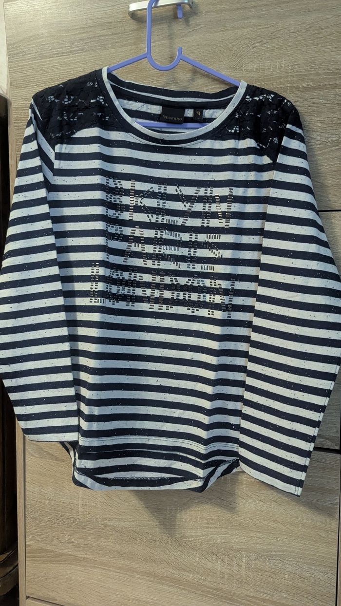 T shirt manche longue rayure