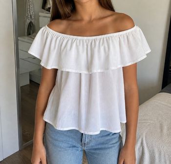 Croq top zara 11/12ans épaules dénudées