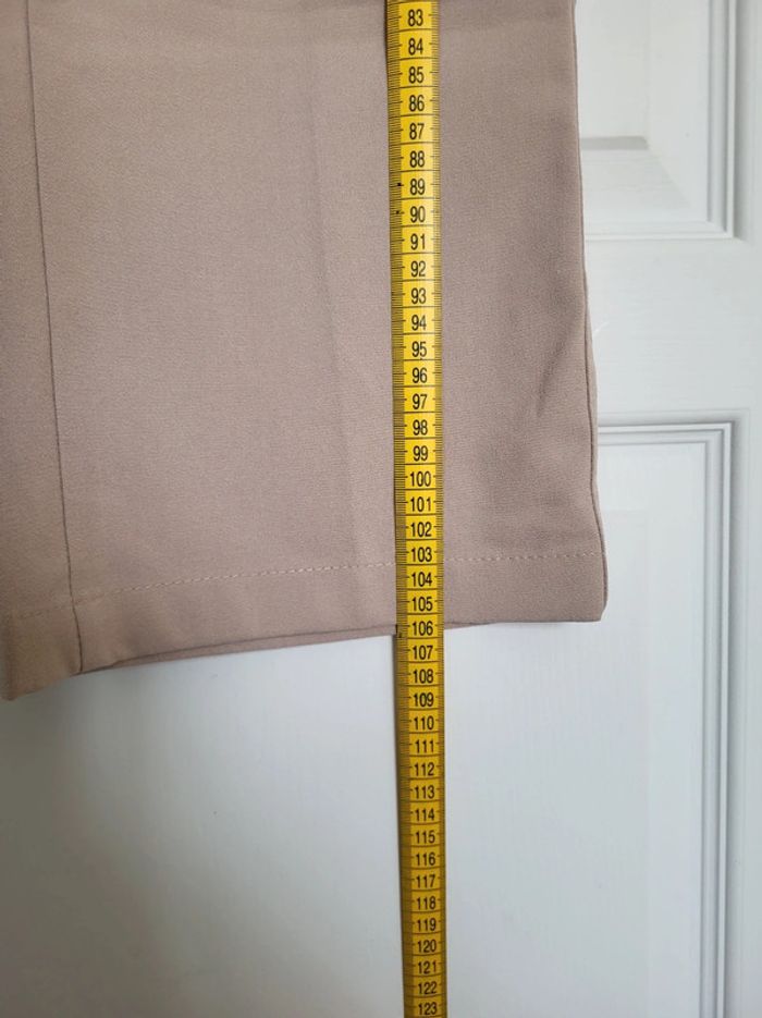 Pantalon taille haute large évasé Bershka taille 32 - photo numéro 8