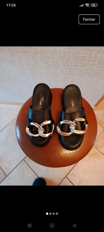 Mules à semelles épaisses 