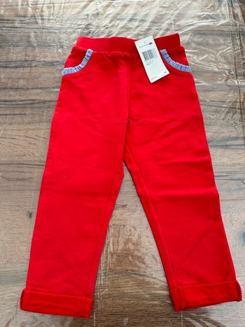 Pantalon Zippy taille 24/36 mois rouge