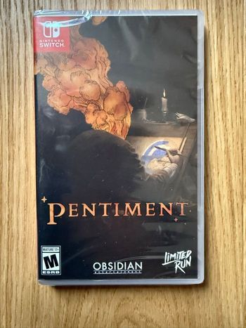 LRG#229 Pentiment Jeu Nintendo Switch NEUF sous blister Limited Run #229