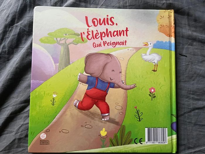 Livre « Louis l’éléphant qui peignait » - photo numéro 2
