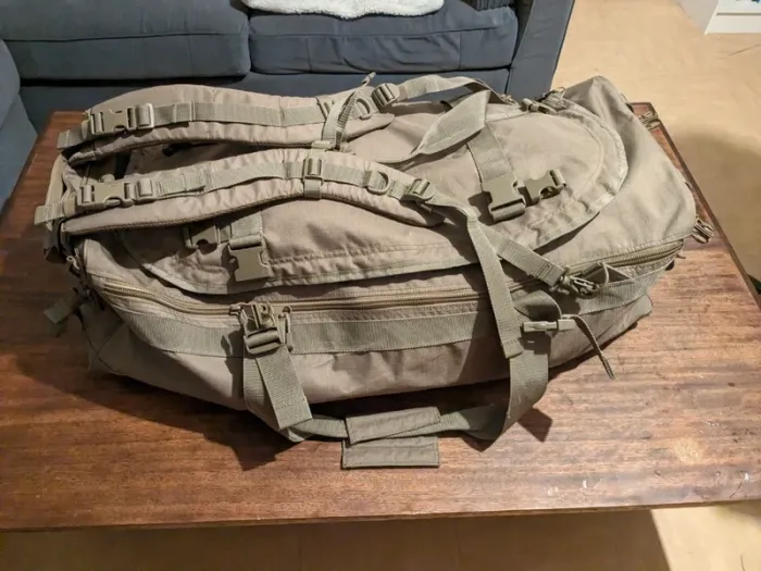Sac armée française dotation 2012 - 120 L - kaki. - photo numéro 3