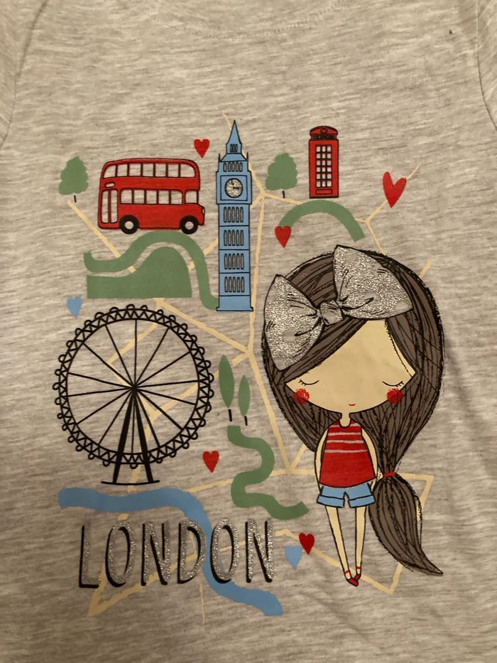 Teeshirt neuf monuments londoniens - photo numéro 2