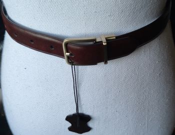 Ceinture en cuir 60 cm