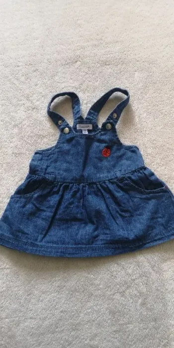 Robe salopette jean