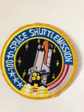 Écusson patch espace fusée navette neuf