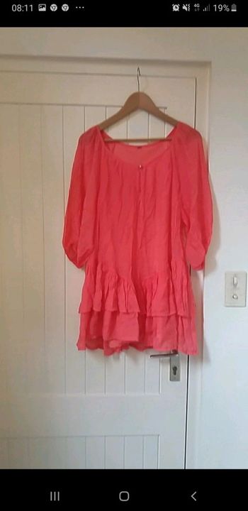 Blouse tunique voilage