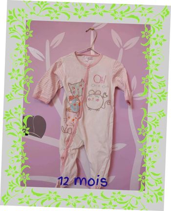 Pyjama fin 12 mois Kitchoun