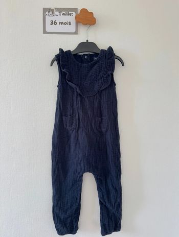 Combinaison en gaz de coton - taille 36 mois 🌸