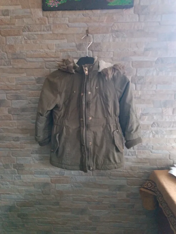 Parka à capuche kaki Pundkidz 4A