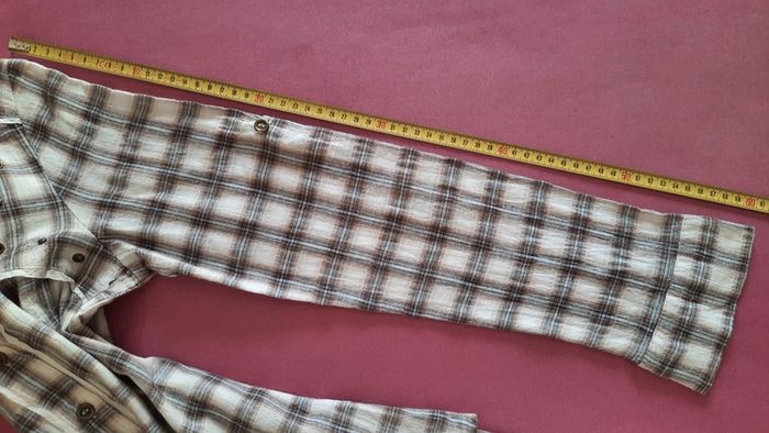 Chemise ton beige marron - photo numéro 6