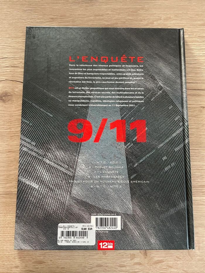 Bd 9/11, volumes 1-2-3 - neufs - photo numéro 7