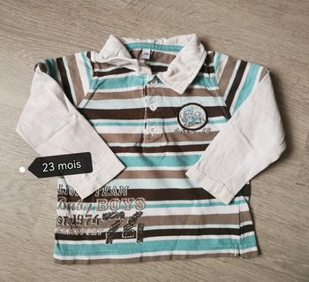 T-shirt manches longues garçon 23 mois