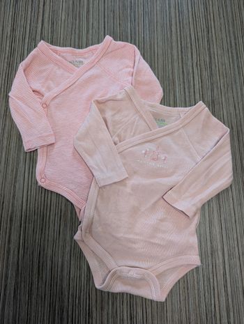 Lot de 2 bodies Kiabi