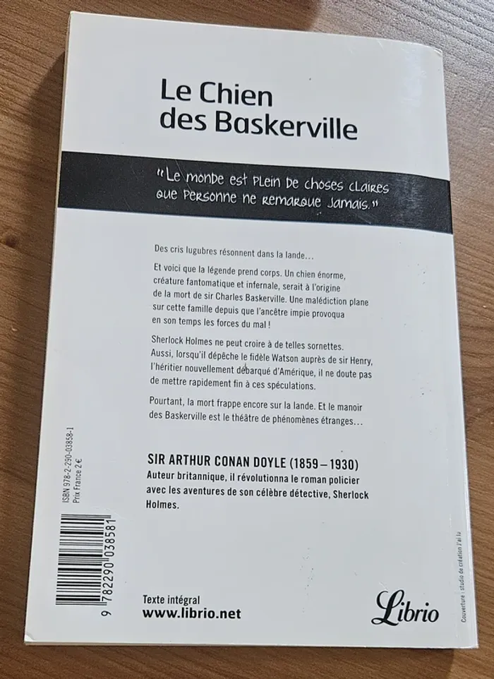 Livre - Le chien de Baskervile - photo numéro 7