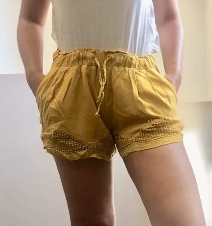 Petit short jaune Shein