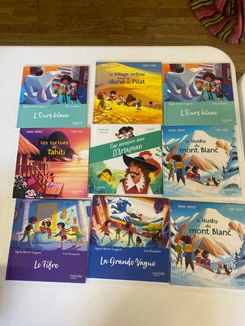 Lot de 9 livres hachette jeunesse