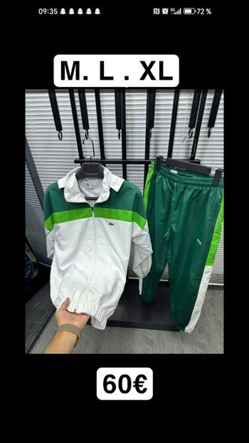 Ensemble survêtement homme lacost