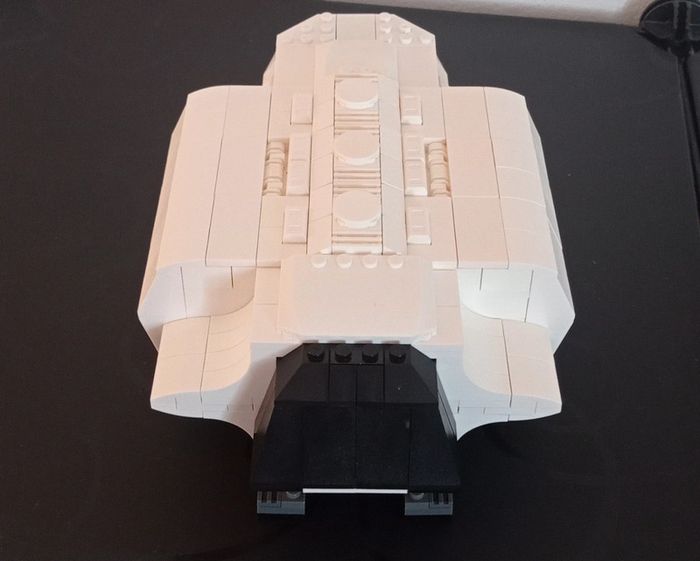 🤩culte !! v les visiteurs 1983 navette de transport+ chasseur visiteurs à construire - photo numéro 4