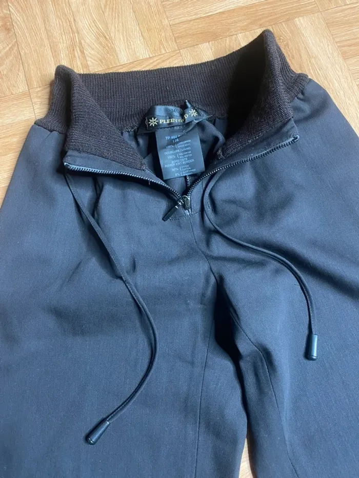 Pantalon rare vintage Plein Sud taille haute marron coupe large cargo (NEUF) - photo numéro 3