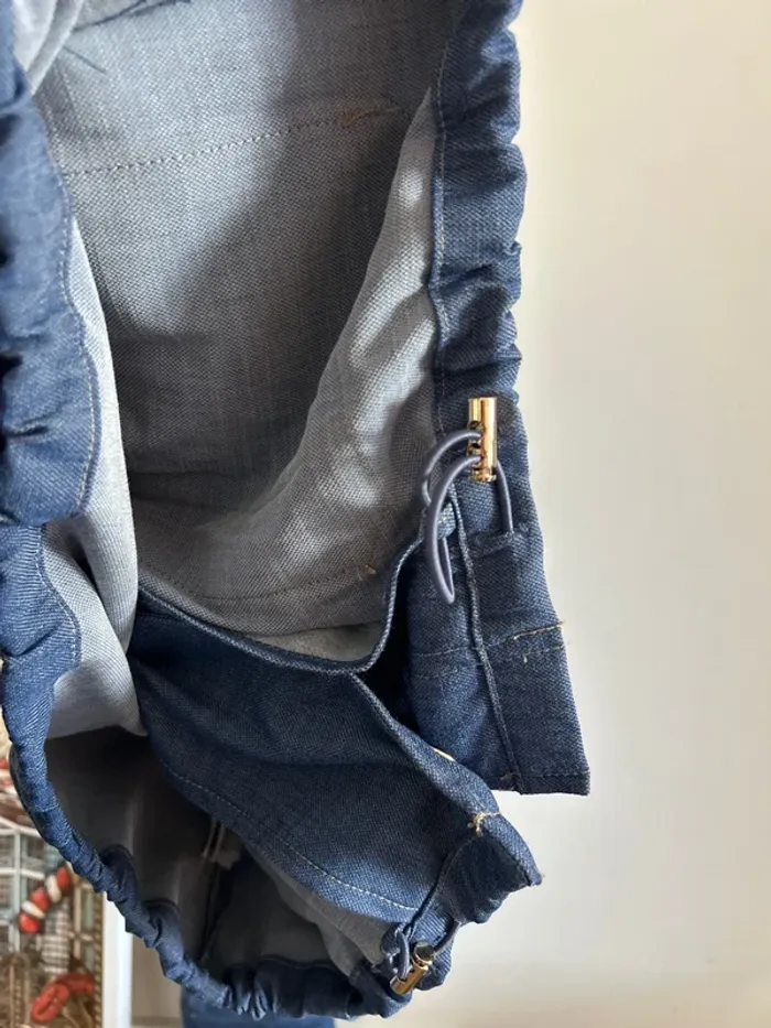 Veste jean - courte - bomber - Zara M - photo numéro 4