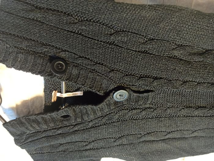 Robe Pull à Capuche Manches Courtes Femme Taille S - photo numéro 3