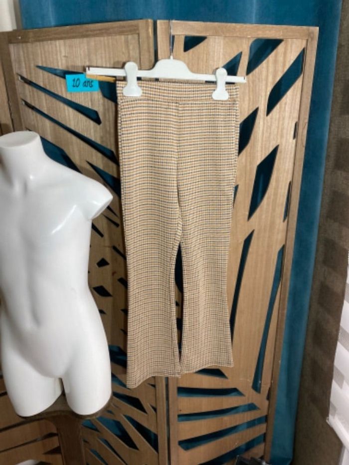 Pantalon à carreaux fille 10ans