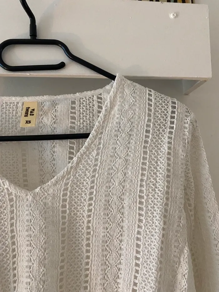 Blouse dentelle blanche TAO - photo numéro 4