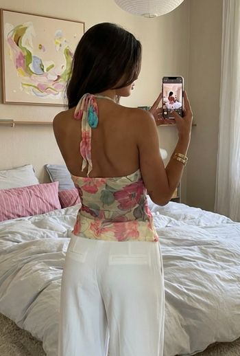 Top fleuri style Ibiza