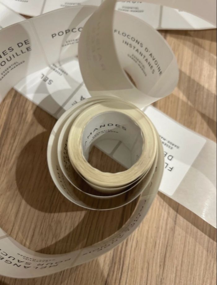 Don rouleau étiquettes alimentaires - photo numéro 3