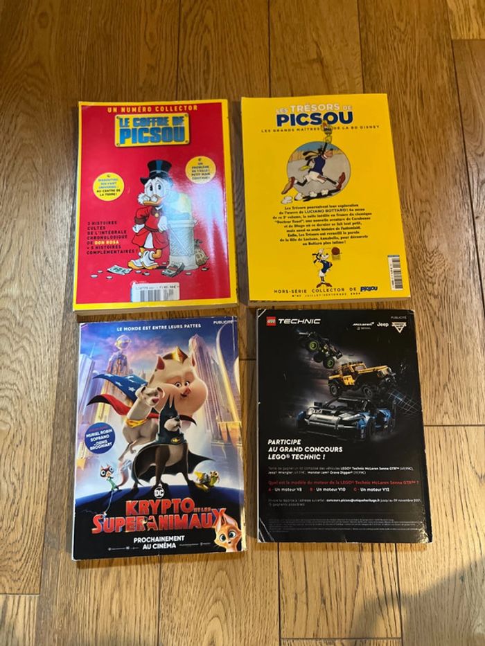 Lot de 4 bandes dessinées Picsou (minimum 200 pages par livres) - Disney - photo numéro 3