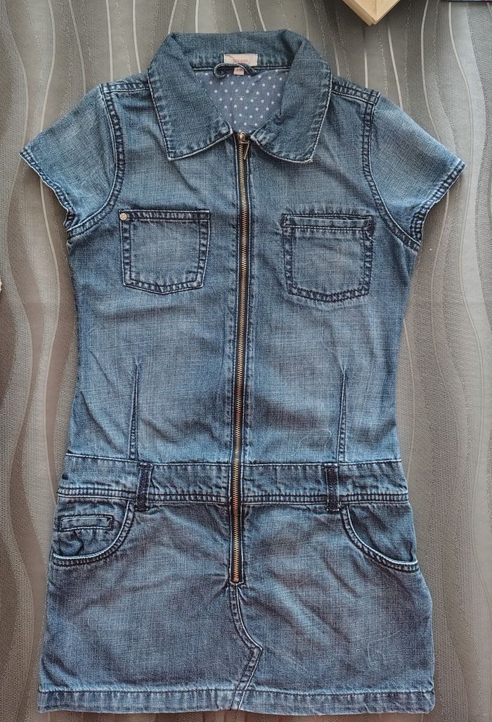 Robe jean fille