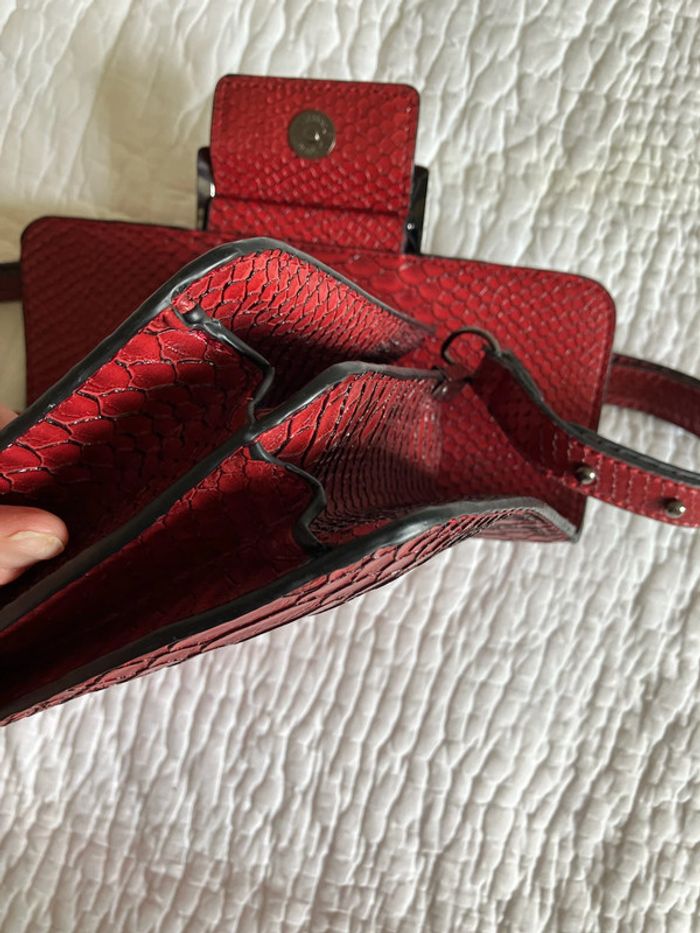 Sac baguette façon reptile - photo numéro 6